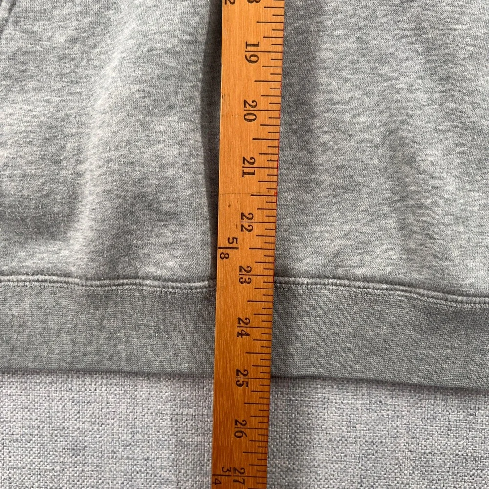 Nike Sportswear Club Fleece Pullover Hoodie Men Large Grey Active Minimal Lounge